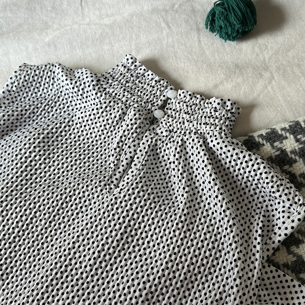 Polka dot blouse